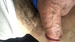 HUNG DAD OhTrevor FINALLY CUMS after spending the day tripping over his cock all day.