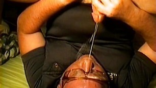 Daddy Kal self facial in slow motion for cum lovers