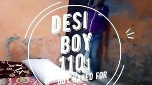 Indian boy alone at home getting full naked