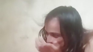Desi village Indian boy cross dresser transgender shemale mouth fucking mouth ass licking