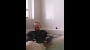 Danish 25yo Guy - i'm in the Bathtub and Masturbation until Cum on Bathroom