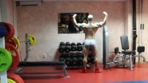 Another Russian Bodybuilder Hot Posing