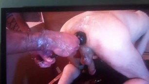 Well used Hole Plays with Anal Beads