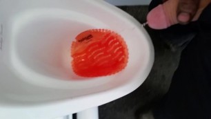 Urinal Pee when Working