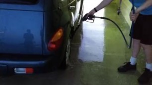 Anthony Washes his Car