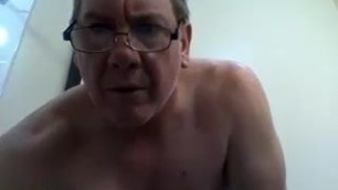 Dad shows us some cock and ass