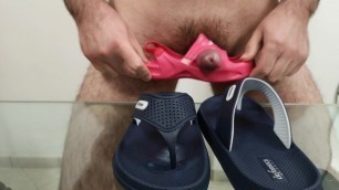 Cum my cousin flip flops fucking female cousin summer sandal