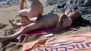 Young man sucking daddy's cock & getting fucked outdoors