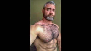 Hairy chest and big belly