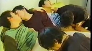 Asian gay orgy sucking uncensored