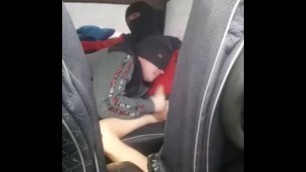 Russian Guy in a Mask Gives in Her Mouth in the Car Outside the City, Gay Amateur Slave and Mastergay
