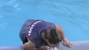 Four Dudes Get Wet in a Pool Before Having Group Spankgay