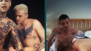 Bromo - Sexy Gay Mickey Taylor and Ronnie Fuck Barebackgay