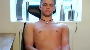 Cute Blond Twink Mark R Cums After Jerking Off for Interviewgay
